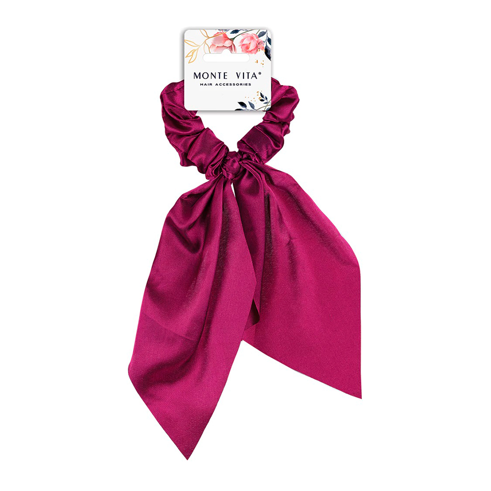 картинка Резинка для волос 457075 Monte Vita, скранч, с хвостиками, в ассортименте, 1 шт 