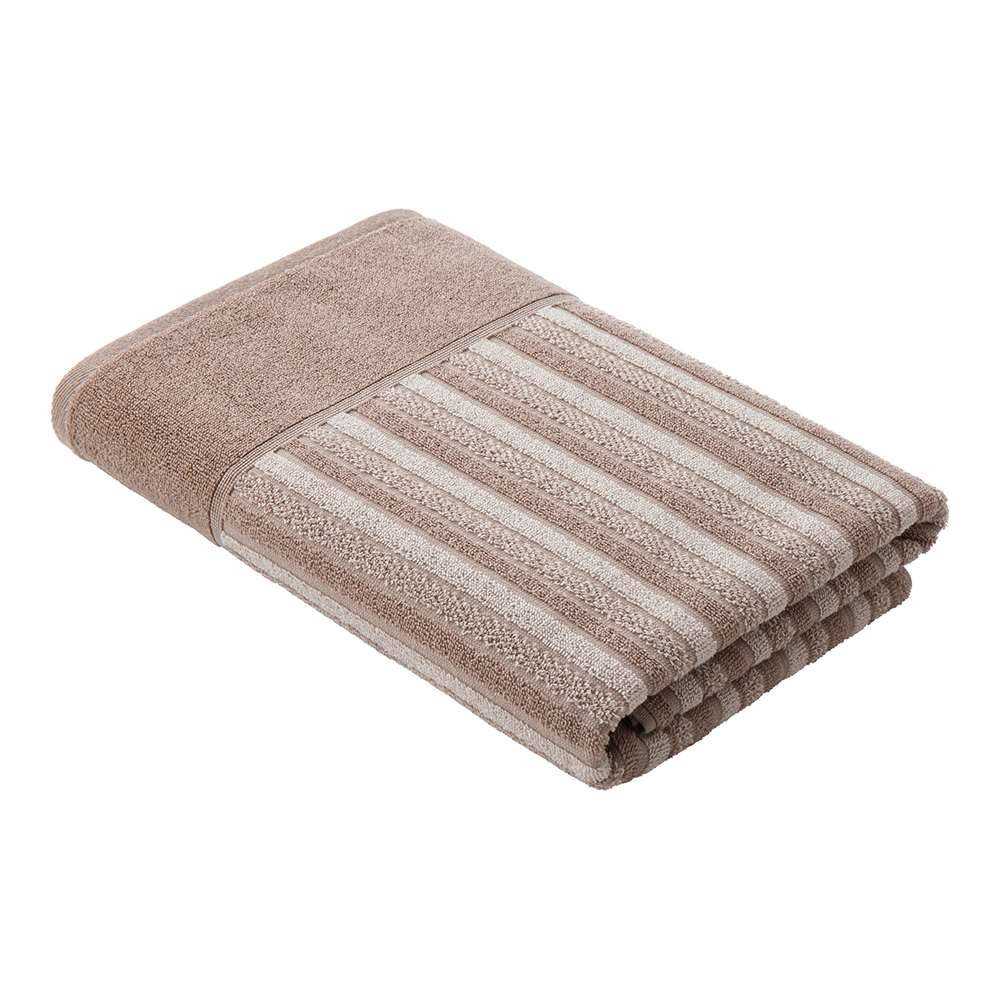 Полотенце махровое Самойловский Текстиль Сиена 790240 420г/м2 50*90 см, мокко/светло-бежевый