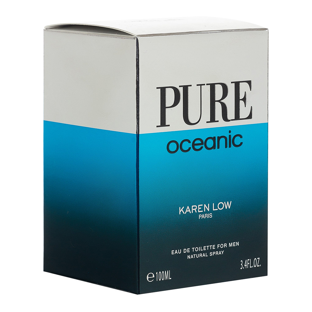 Туалетная вода Pure Oceanic цитрусовый, фужерный аромат, мужская, 100 мл