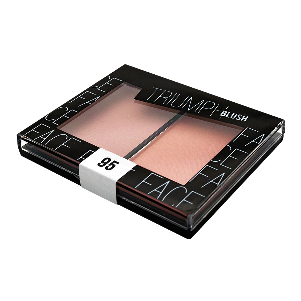 картинка Румяна Triumf TRIUMPH BLUSH двухцветные персиковый, тон 95 