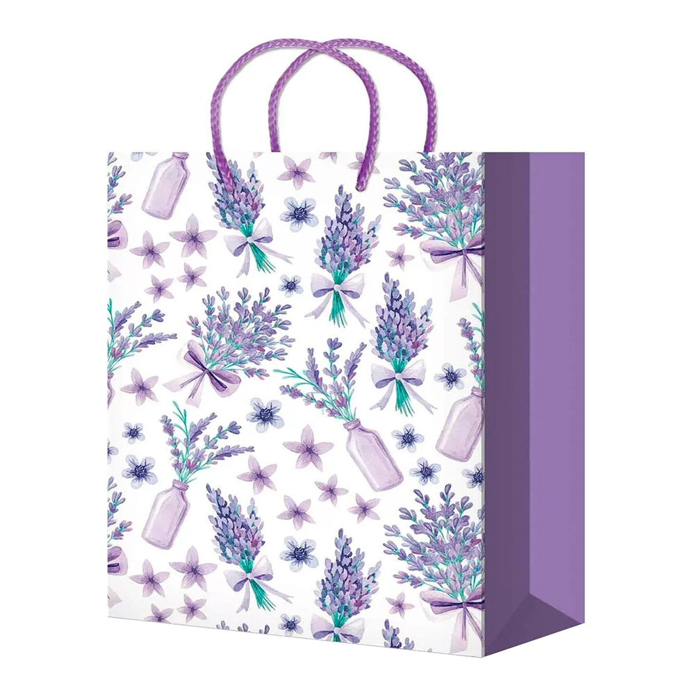 Пакет подарочный MS-626/627/628/629/630 Цветы 14*20*6,5 см, в ассортименте