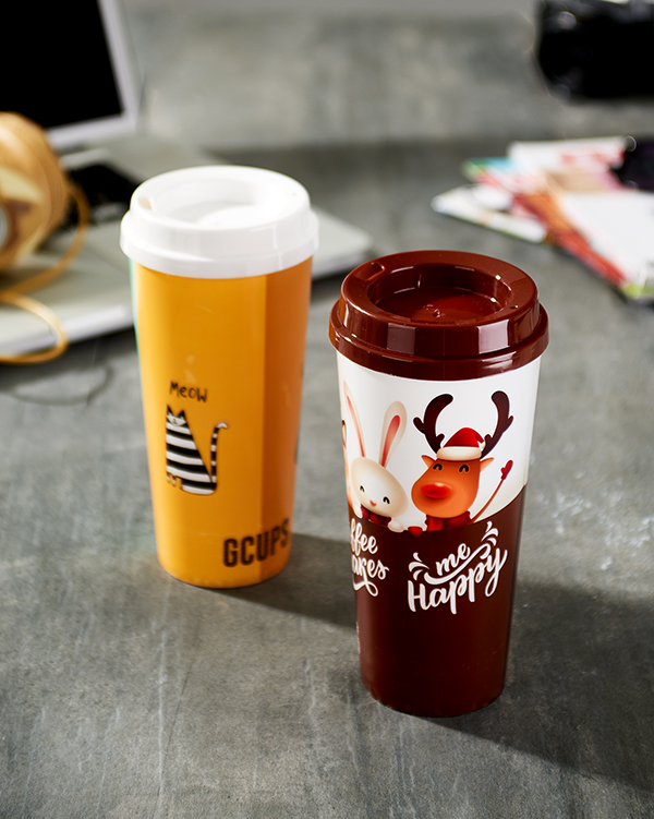 картинка Термостакан G-671 с крышкой, 600 мл 