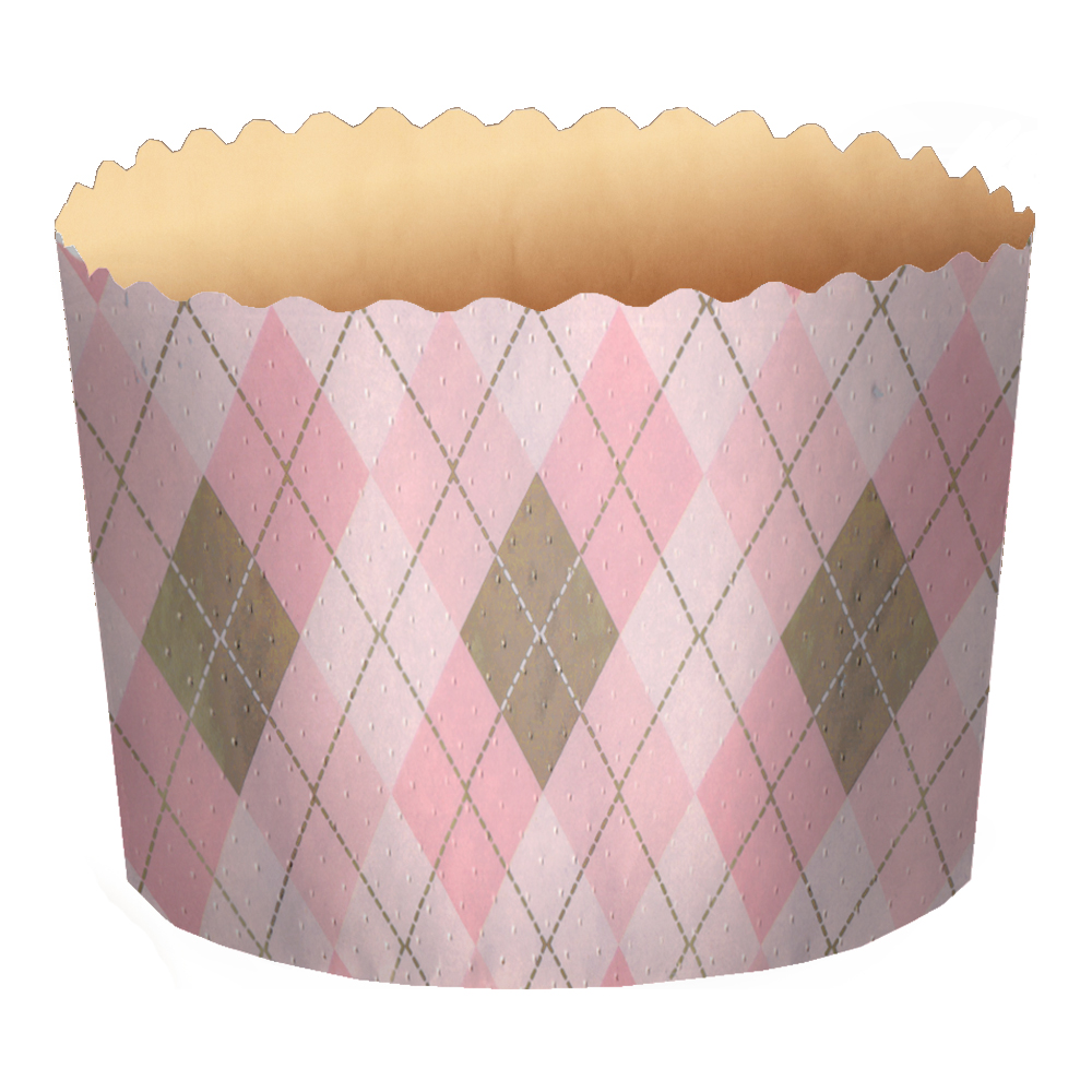 Форма для выпечки бумажная Ромбики 70*85 мм