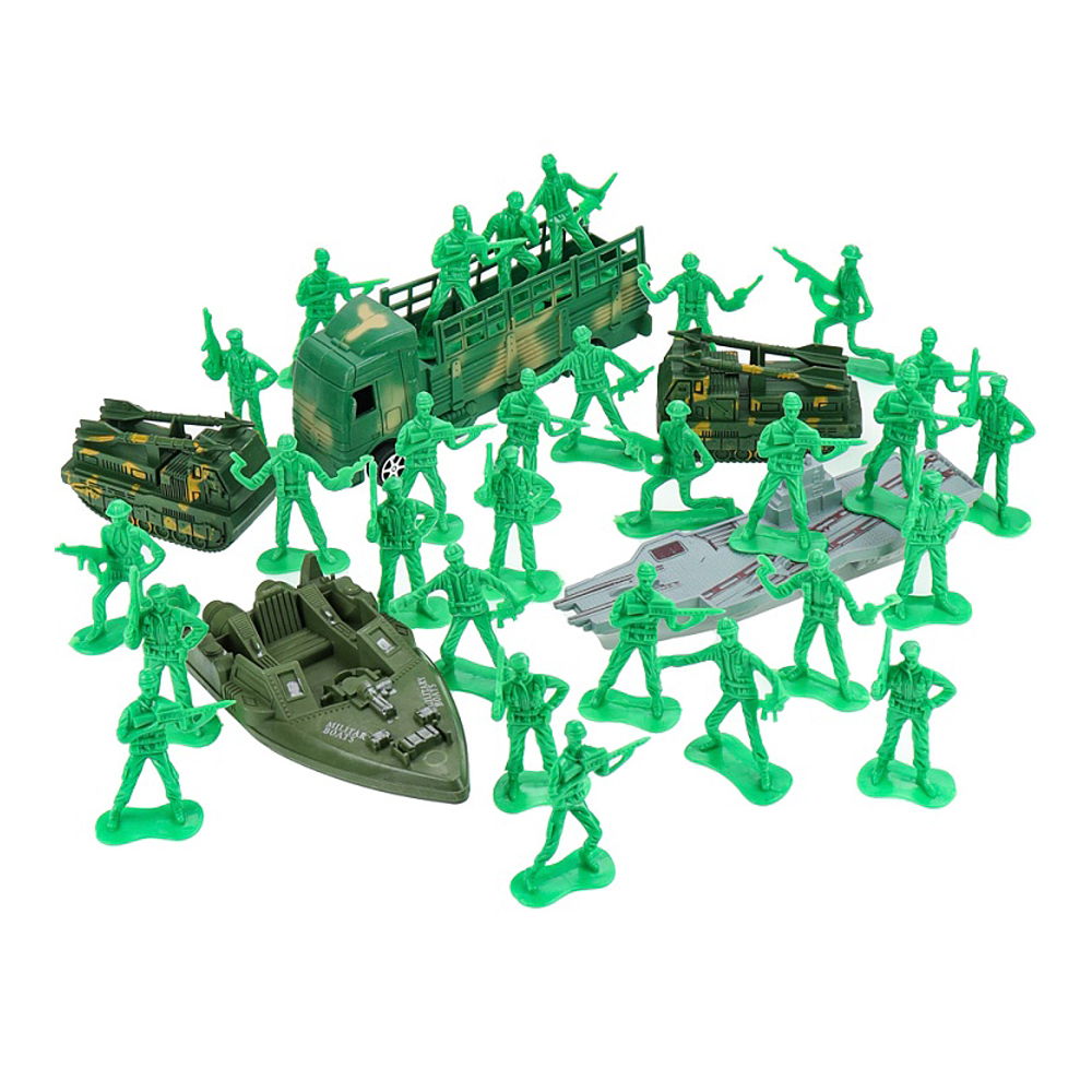 картинка Игровой набор 2015151 Армия, 34 предмета, 15,7*4*6 см 
