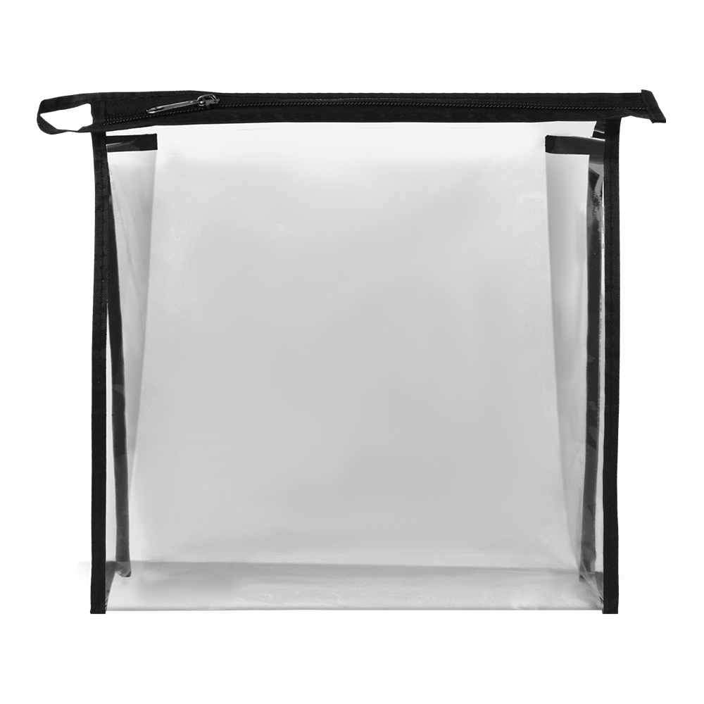 картинка Косметичка 07639017.4 К-14 шитье 22*6*h23 см, ПВХ, черный 