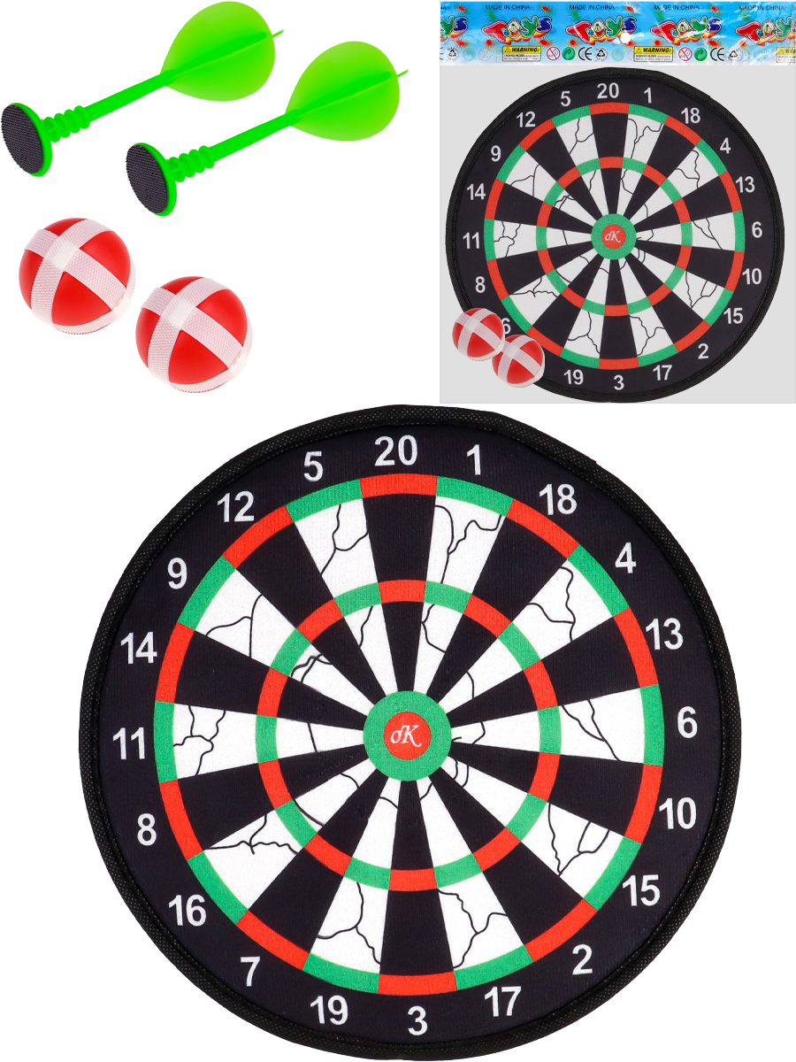 картинка Дартс 1919066 Прямо в яблочко, на липучке, 28 см 