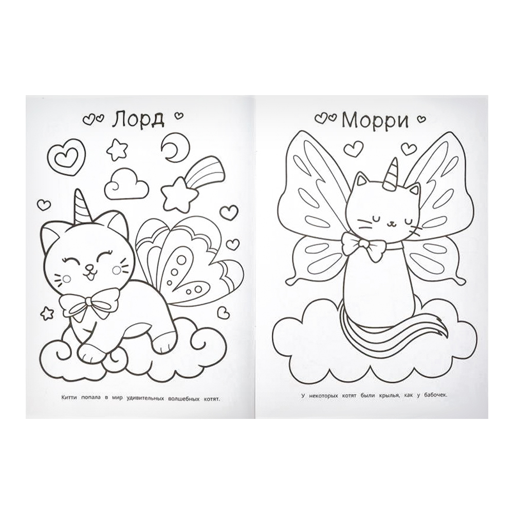 картинка Раскраска 978-5-506-09921-5 (50) Умка Удивительные котятки, Волшебная раскраска А4, 214*290 мм, 16 страниц 