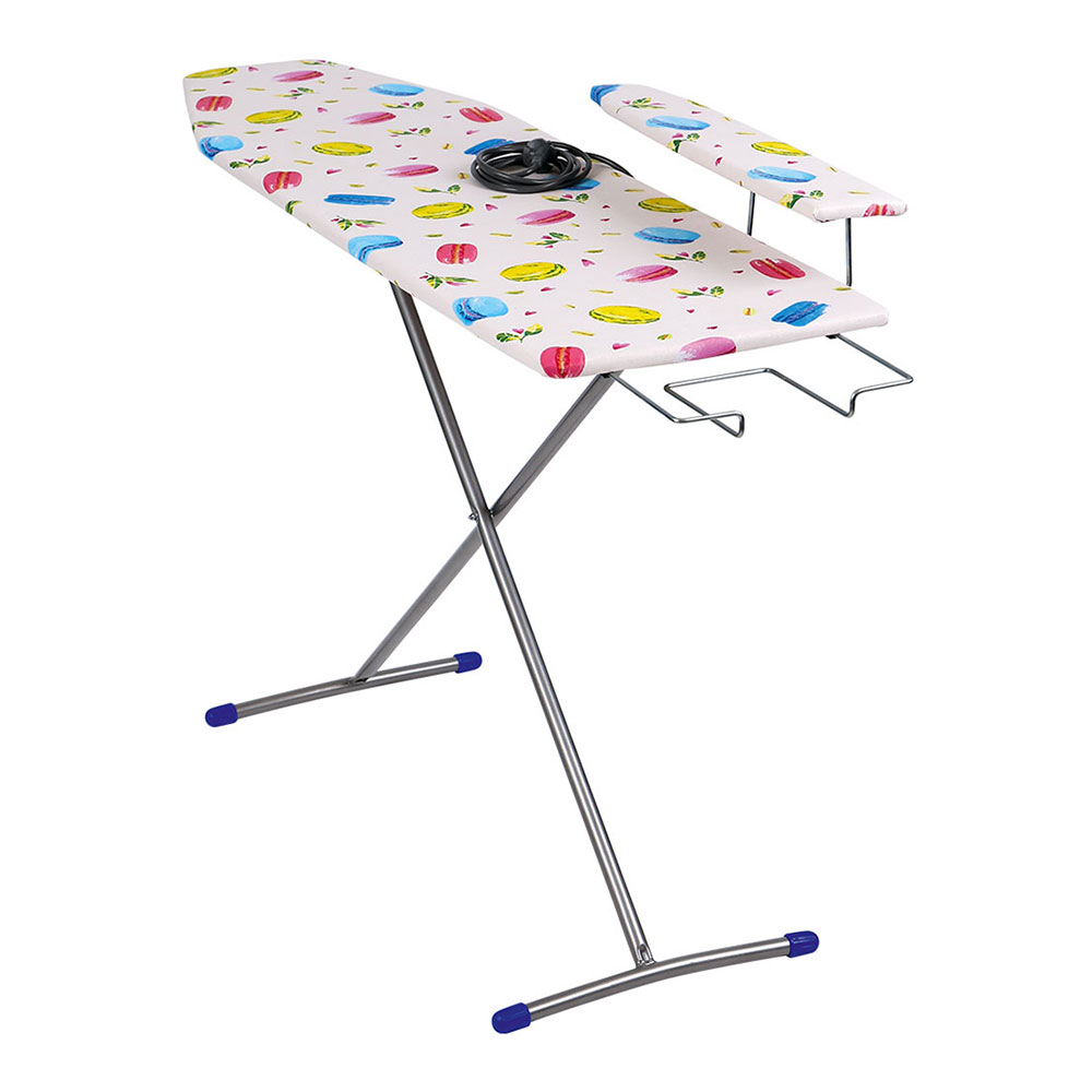 Доска гладильная 185966 Nika ДЛ4 с подставкой для утюга и рукавом 1120*345 см