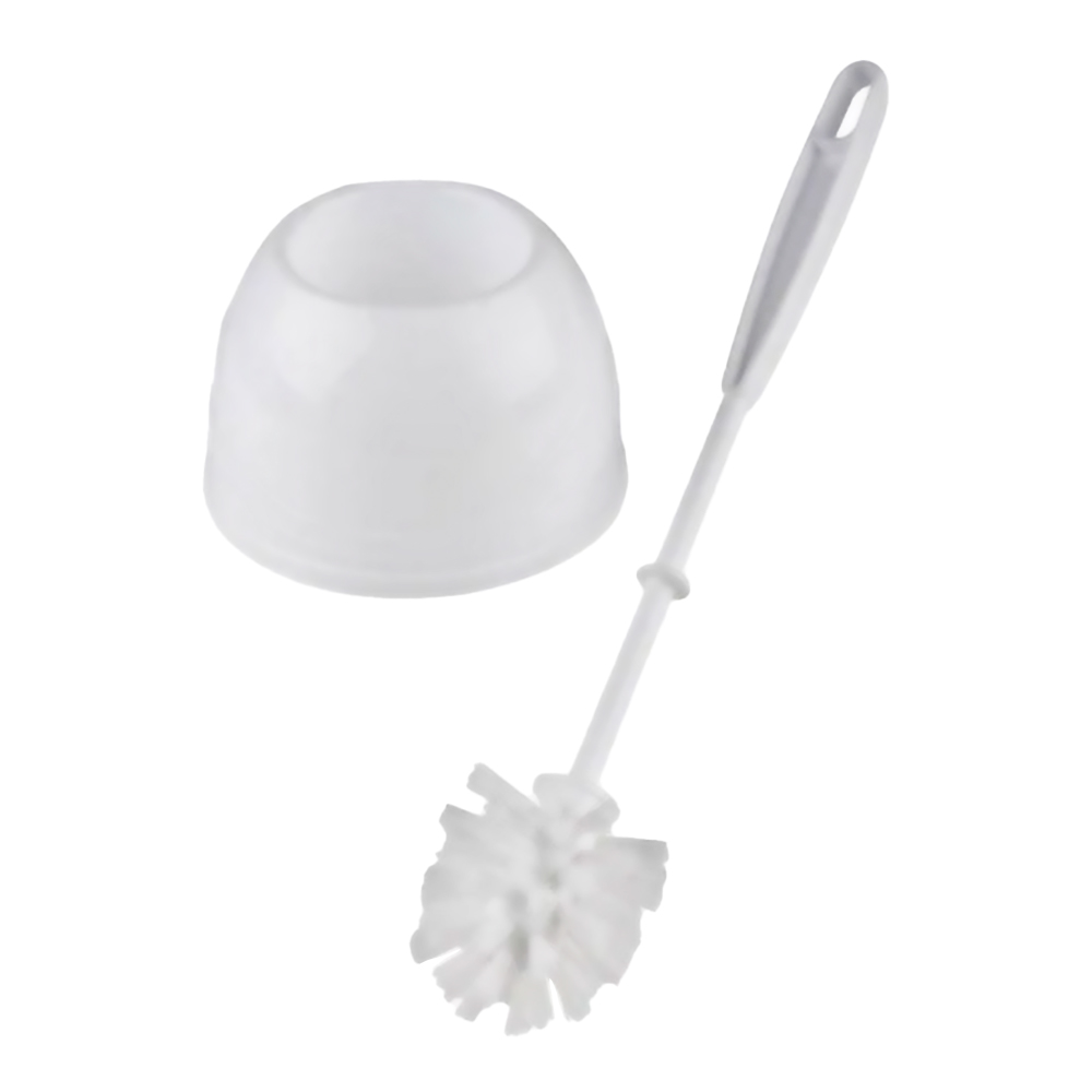 картинка Ерш для унитаза 107671 Aqua, глянцевый, 13,42*13,42*35,40 см, снежно-белый 