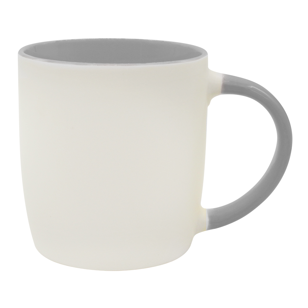 Кружка керамическая KKR-143 Цветная ручка, 300 мл