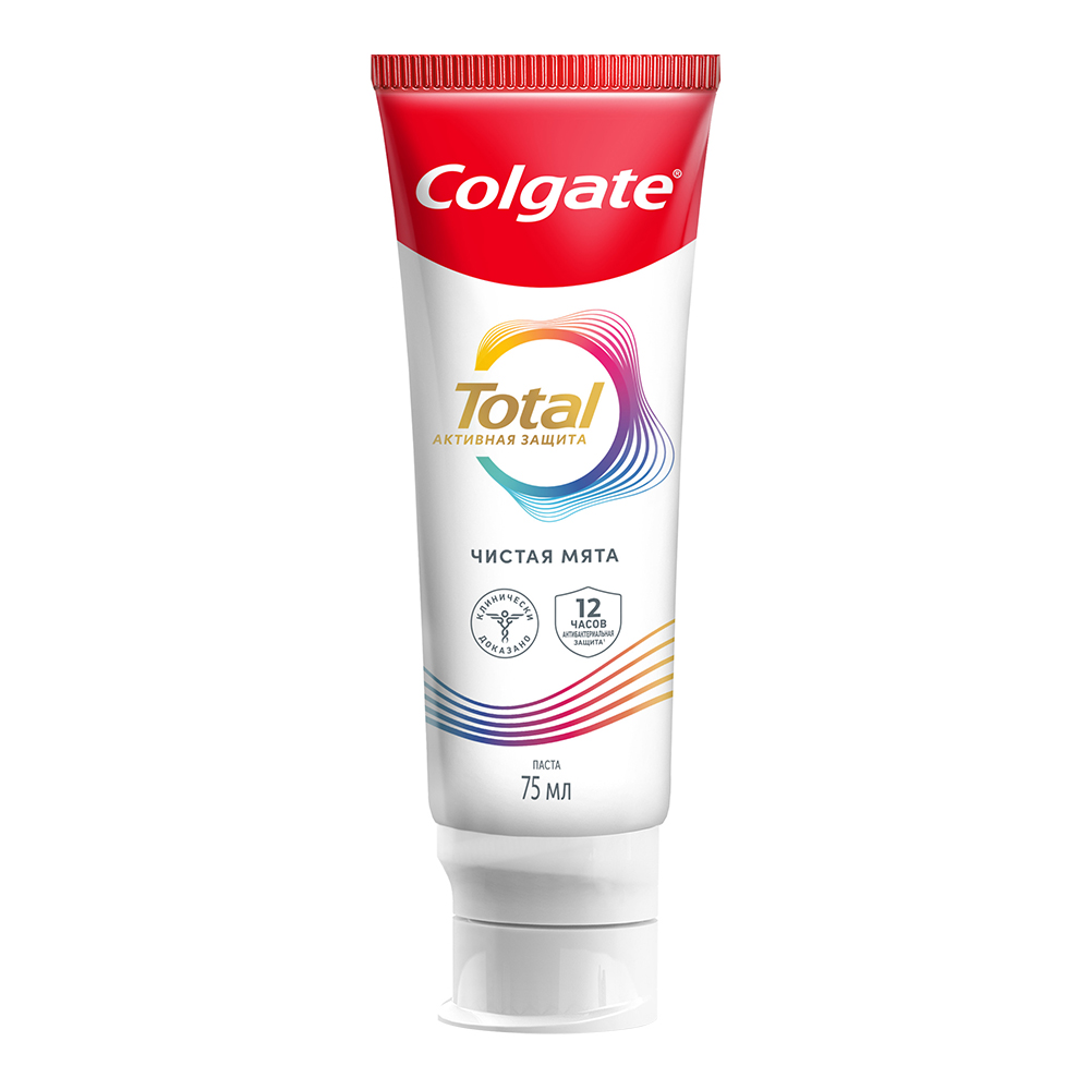 картинка Зубная паста Colgate Total 12 Чистая мята, 75 мл 