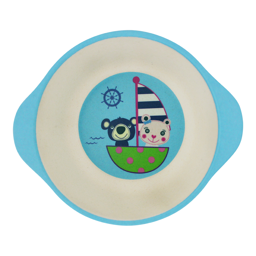 Набор детский для мальчиков PDB-10 посуда Морской 5 шт, бамбуковое волокно, в ассортименте