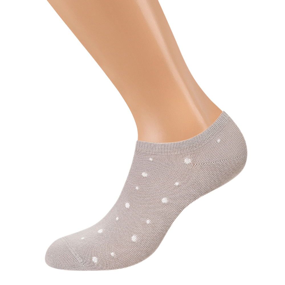 Носки женские Minimi MINI TREND 4203 укороченные в горошек, размер 39-41, Grigio Chiaro