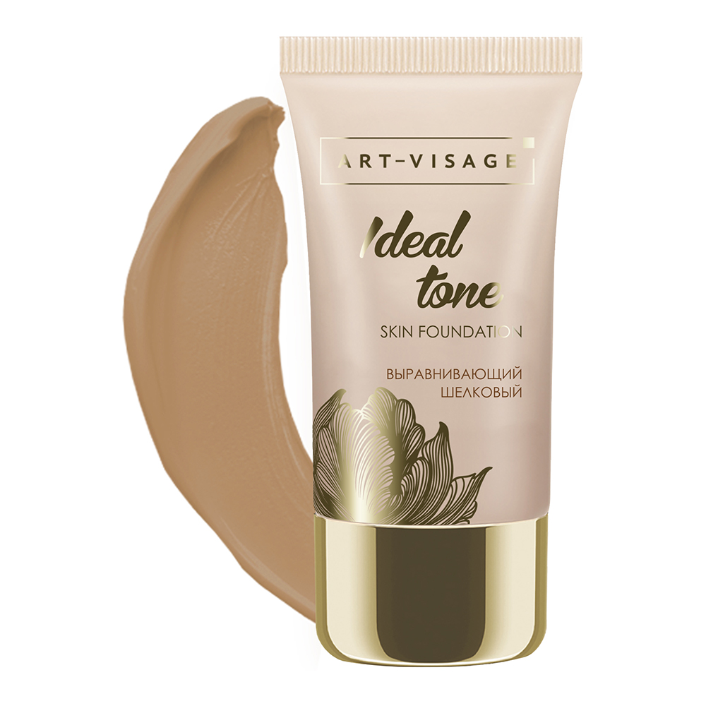 картинка Крем тональный Art-Visage Ideal Tone, темно-бежевый, тон 104, 25 мл 