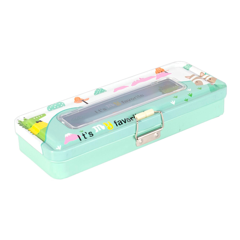 Пенал Alingar AL8632 таблица умножения, окошко на крышке, 80*200 мм, в ассортименте