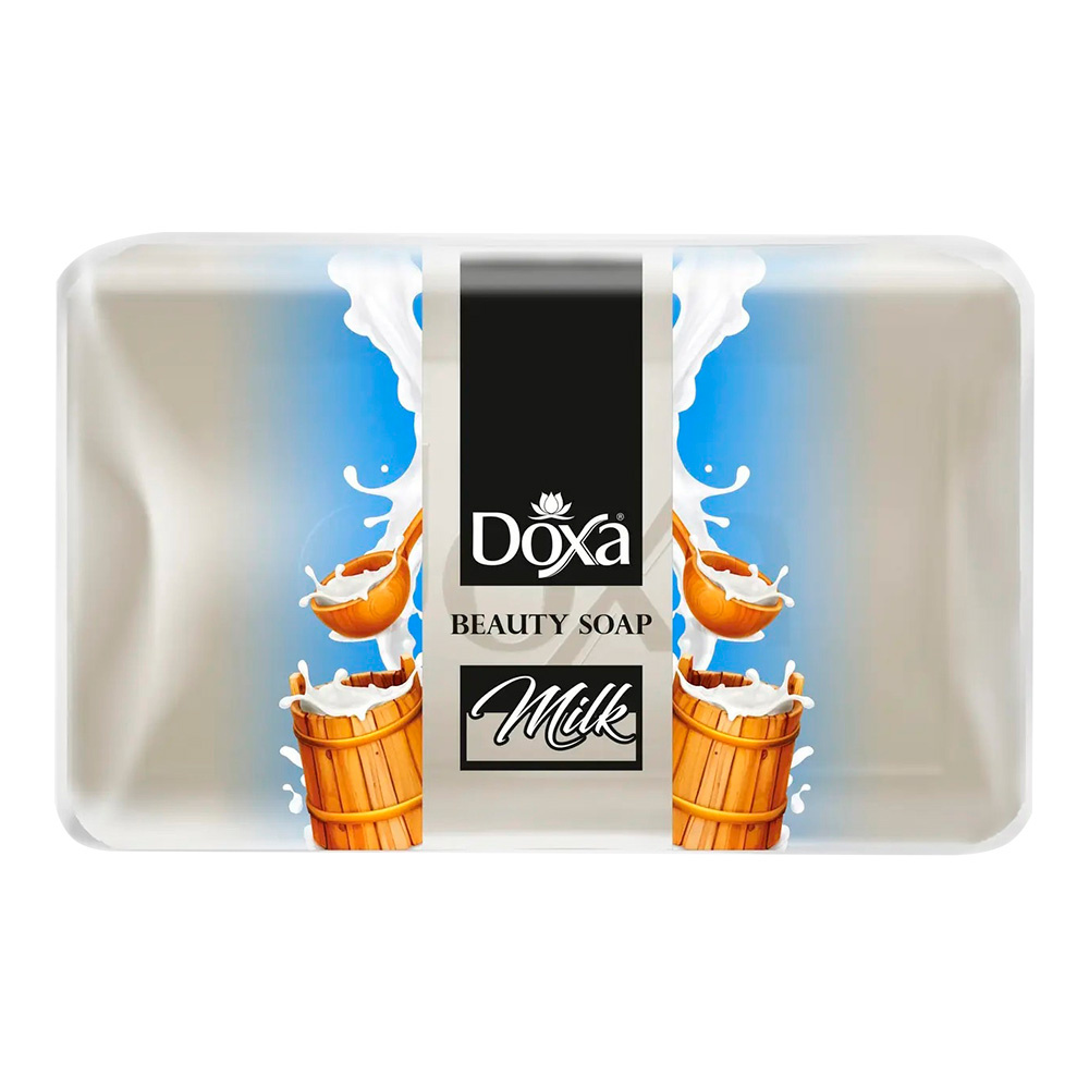 картинка Мыло туалетное DOXA Молоко, 150 г 