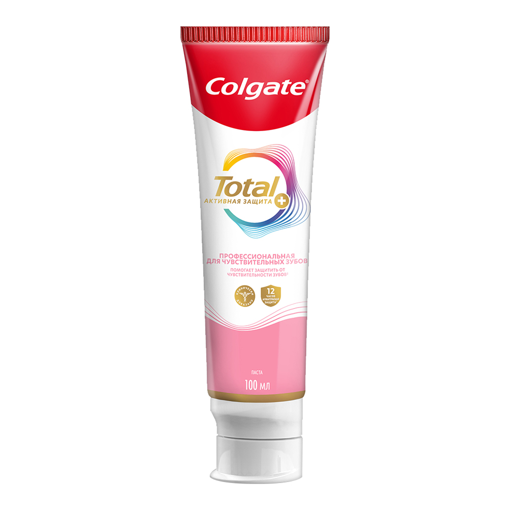 картинка Зубная паста Colgate Total 12, Профессиональная Активная защита, для чувствительных зубов, 100 мл 