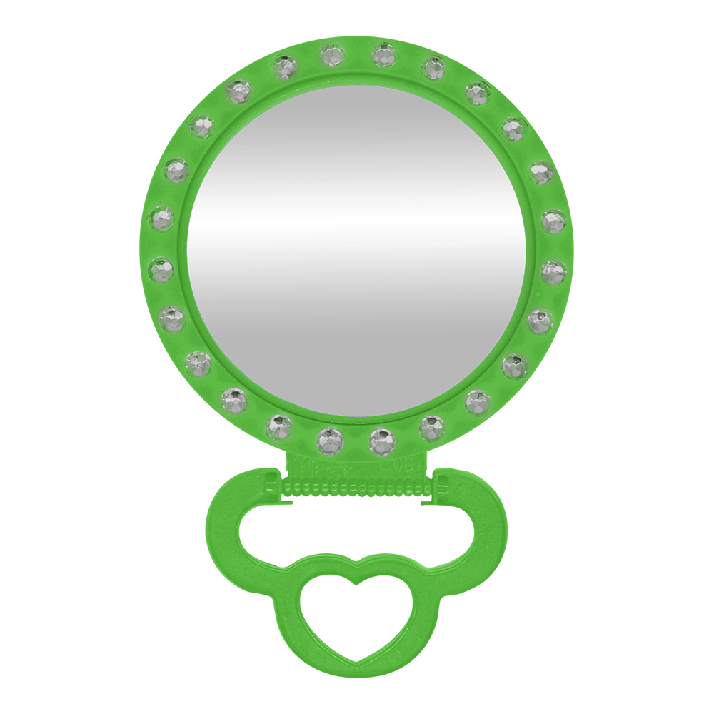 картинка Зеркало ZCDE-43 настольное круглое, 14,5 см, зеленый 