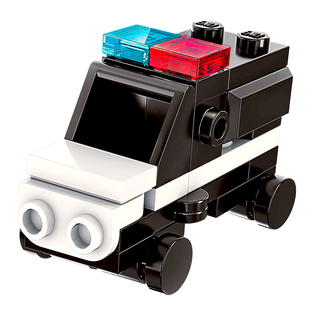 картинка Конструктор 7045865 Qman Транспорт, 10 видов, пластик 