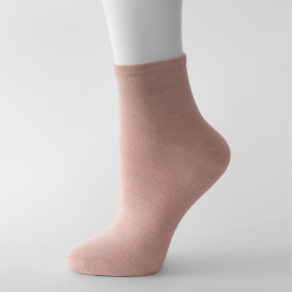 Носки женские Oemen VN356-3 хлопковые, спортивные, размер 23, персиковый