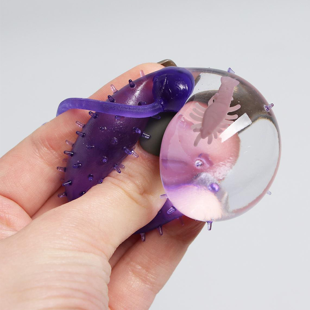 картинка Антистресс-мялка 5243360 булава Дино, с жидкостью, цвет в ассортименте 