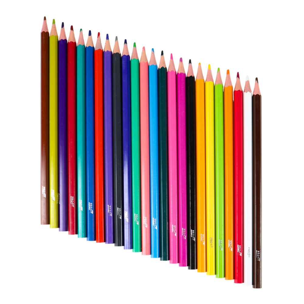 Карандаши цветные Profit КЦ-1501 Веселые инопланетяне, гриф.d=2,65мм, 24 шт