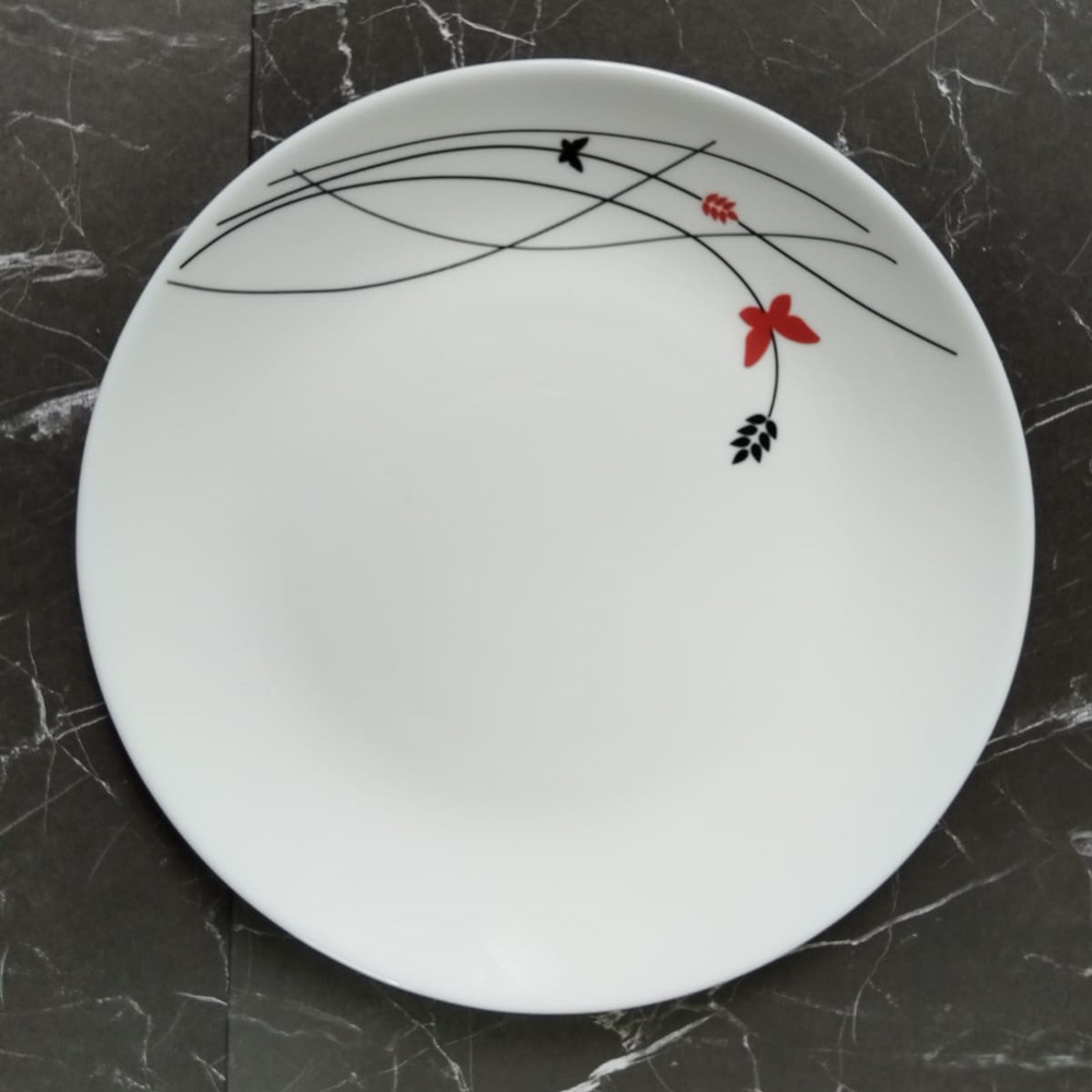 Тарелка Emily UG000333 обеденная 23 см, упрочненное стекло