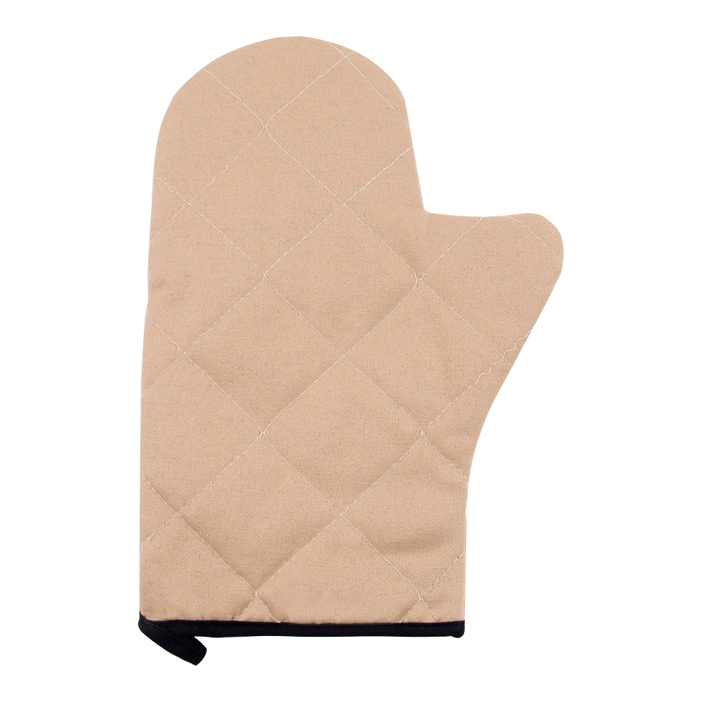 Прихватка-варежка Этель 4523387 Floral mood, саржа, 100% хлопок, 20*28 см, бежевый