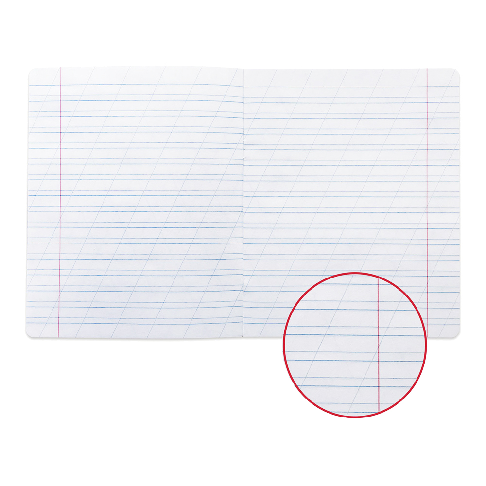 Тетрадь Brauberg 104504 ЭКО косая линия, 5 дизайнов, 12 листов