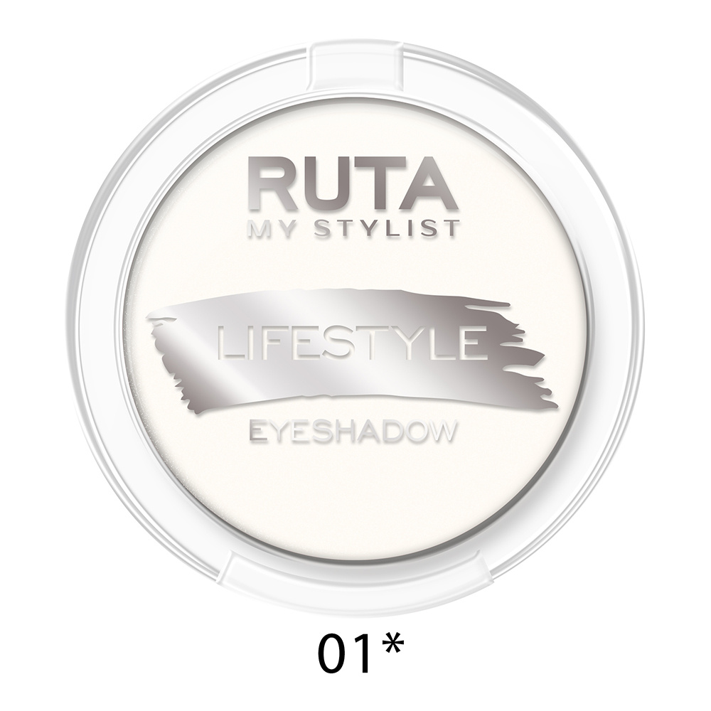 картинка Тени для век Ruta Lifestyle, белоснежный блик, тон 01 