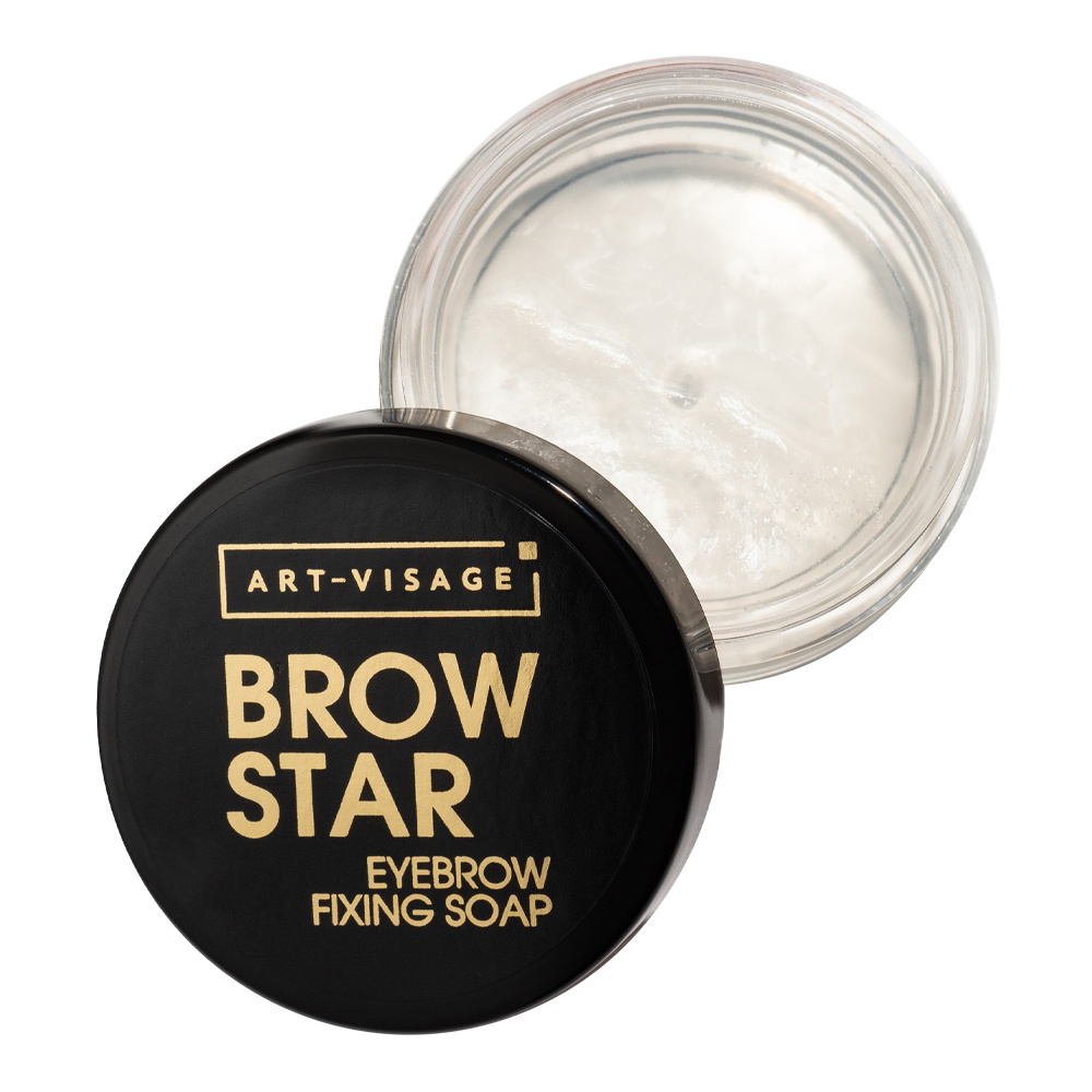 картинка Мыло для бровей Art-Visage Brow Star, прозрачный, тон 31, 12 г 