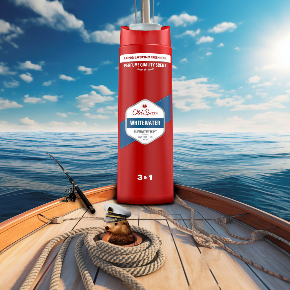 картинка Гель для душа Old Spice WhiteWater, мужской, 400 мл 