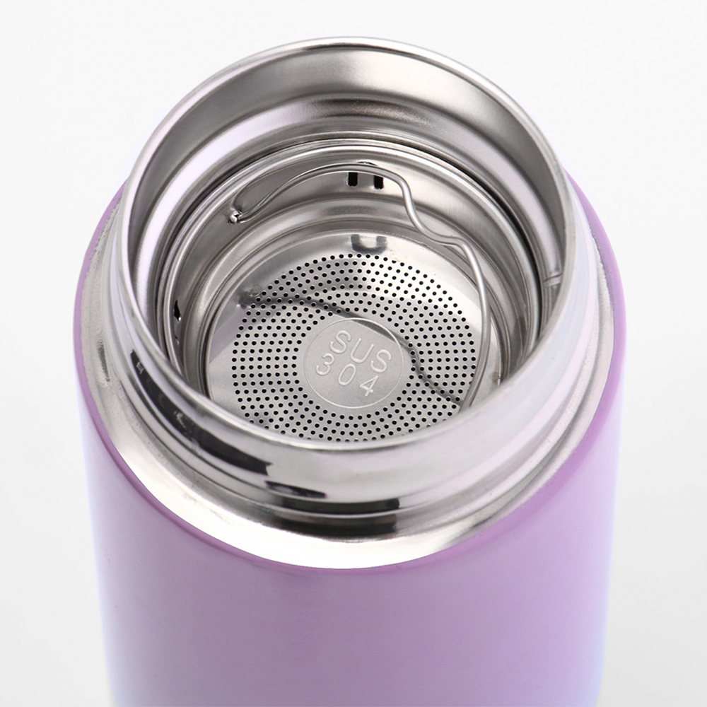 картинка Термос 6920739 Ты у себя одна, с ситечком, с датчиком температуры, нержавеющая сталь, 500 мл 