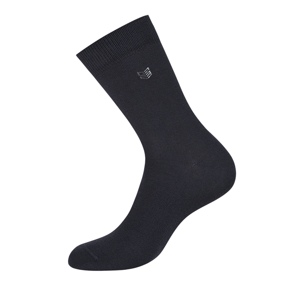 Носки мужские Omsa ECO 406 с рисунком на паголенке Зиг-заг, размер 39-41, Grigio Scuro