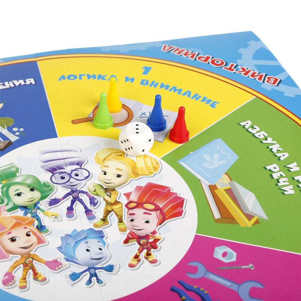 картинка Настольная игра 9403 Викторина, 100 вопросов, Фиксики 