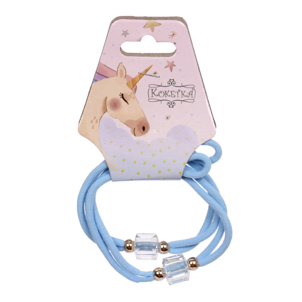 картинка Резинка для волос 428-846 Мару, бусинки d-5,5см, в ассортименте, 2 шт 