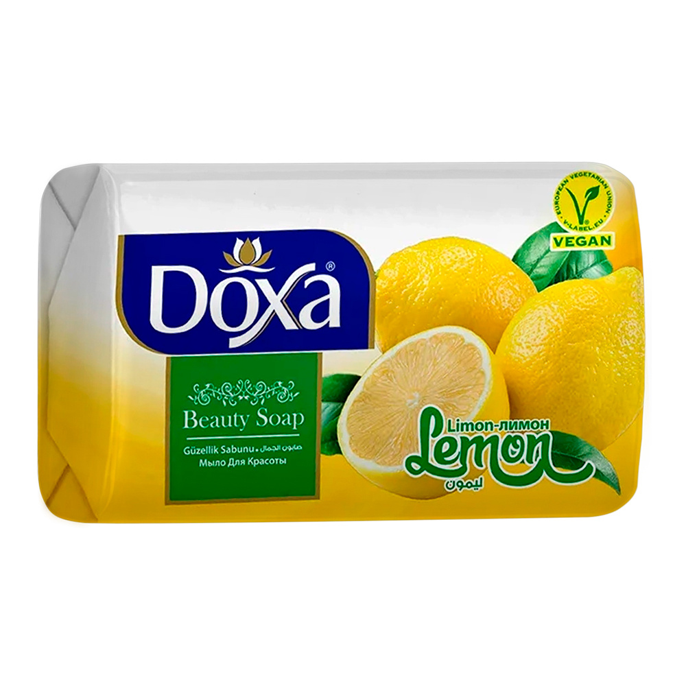 картинка Мыло туалетное DOXA FRUIT Лимон, 125 г 