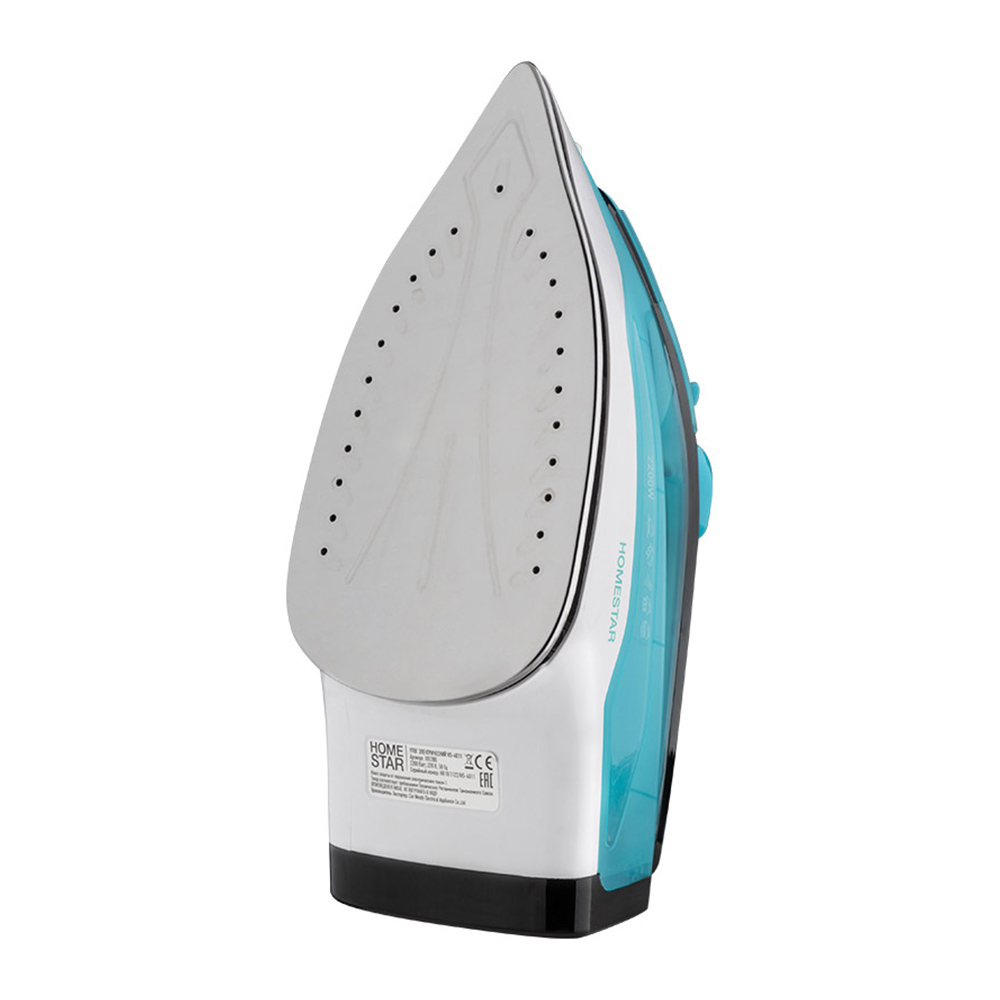 Утюг HomeStar 105380 HS-4011, подошва нержавеющая сталь, бирюзовый, 2200 Вт