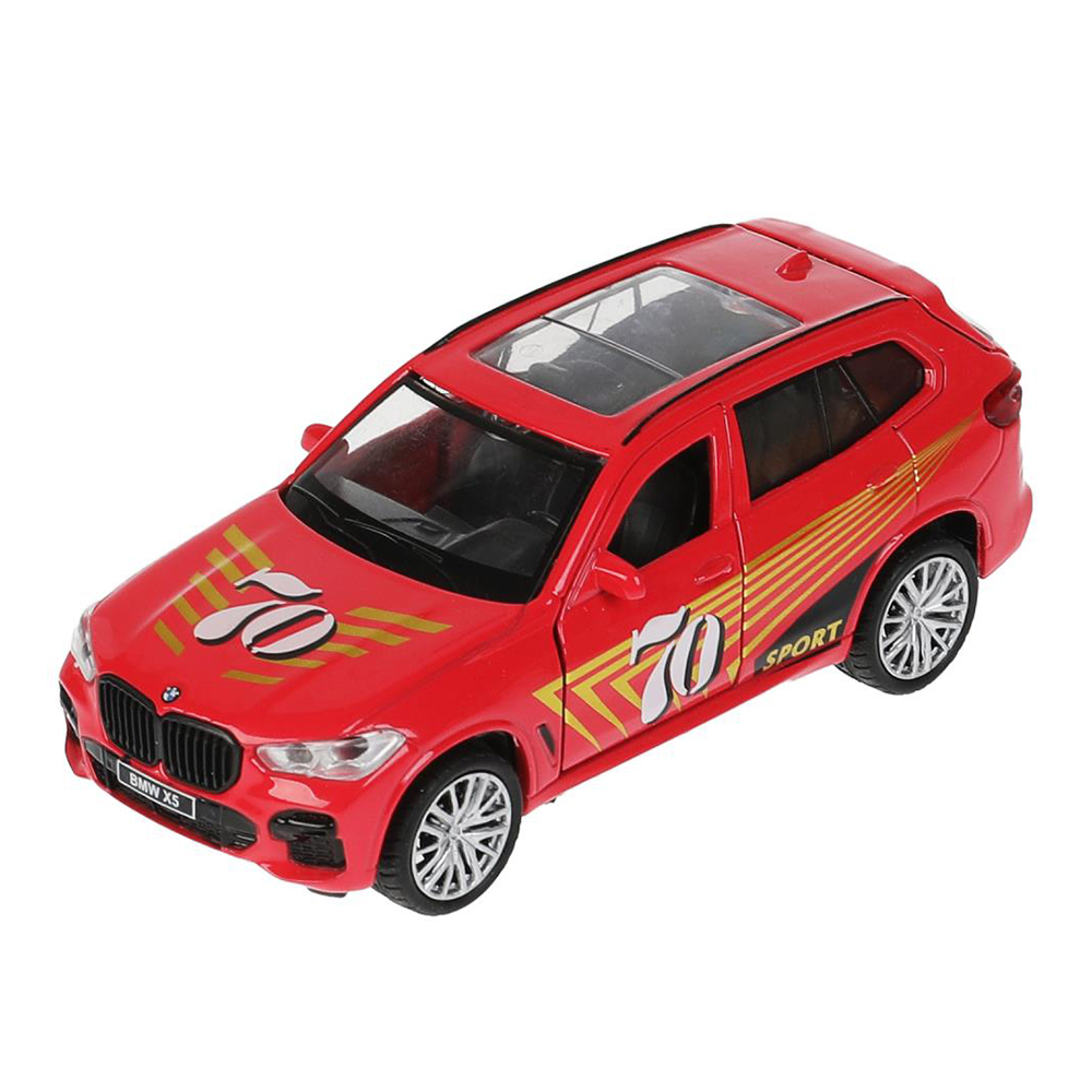 картинка Машина X5-12SLSRT-RD Технопарк BMW X5 M-SPORT двери багаж открываются, 12 см, металл 
