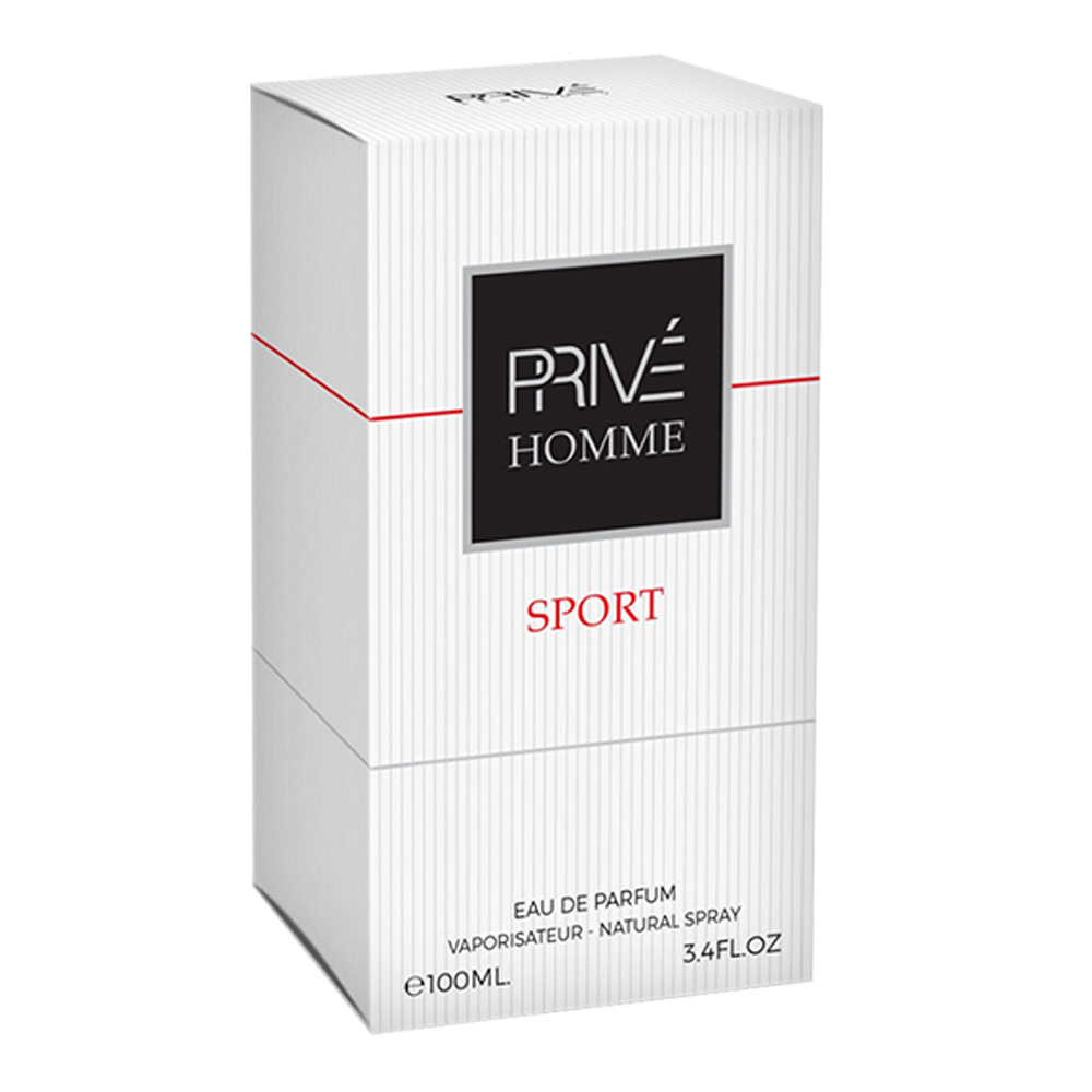 Туалетная вода Prive Homme Sport, древесный, цитрусовый аромат, мужская, 100 мл
