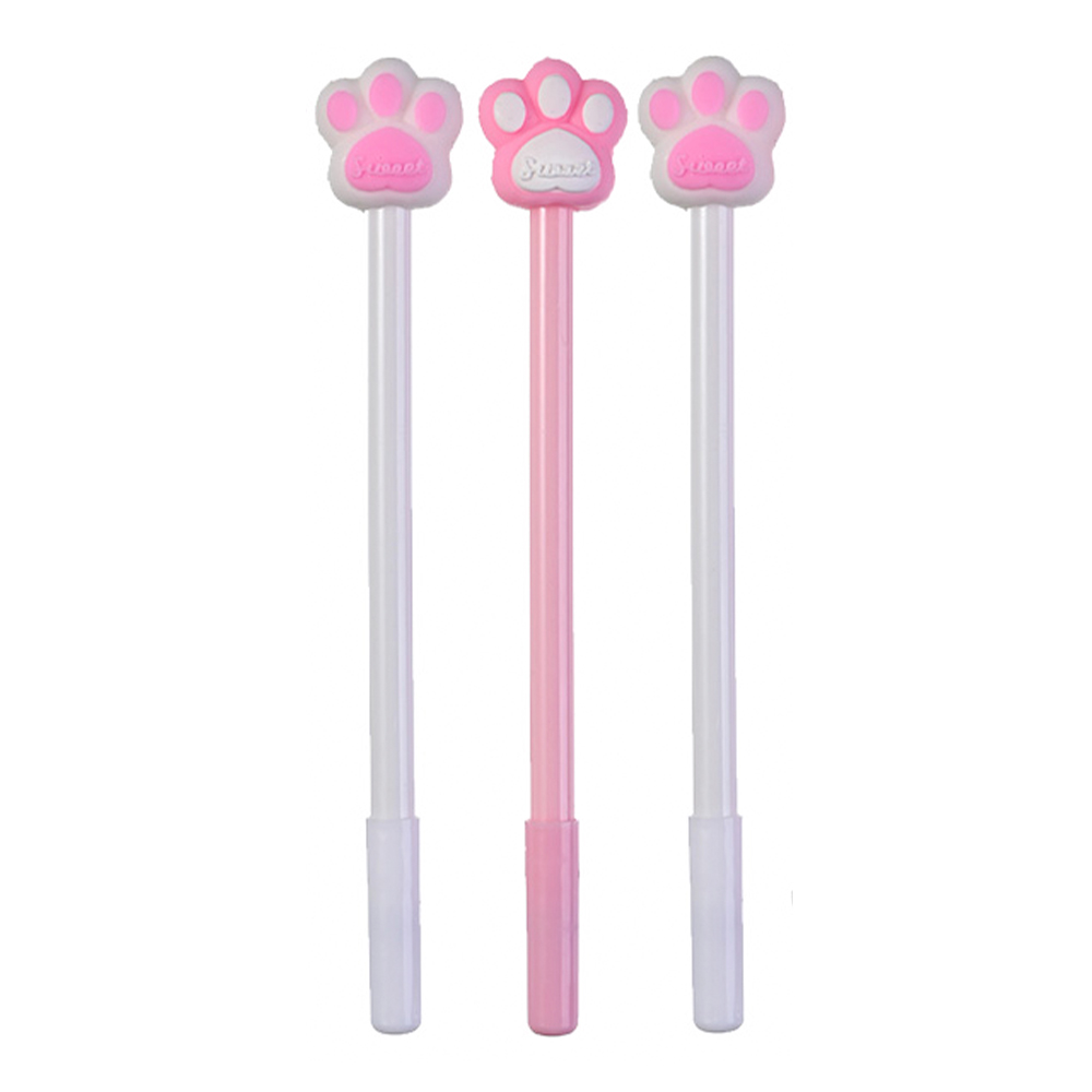 Ручка шариковая M-15551-70 Лапки 0,7 мм, 2 цвета, сменный стержень, синий