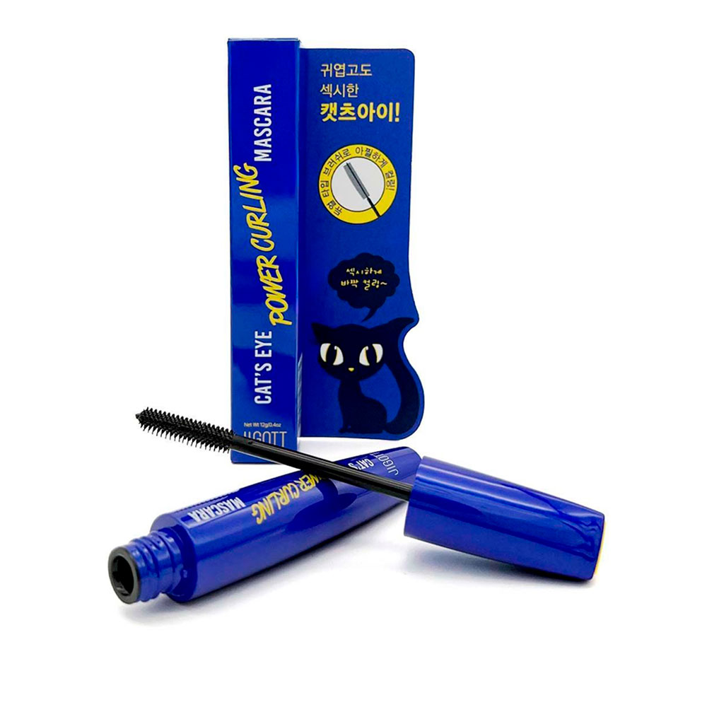 картинка Тушь для ресниц Jigott Подкручивающая, черная 