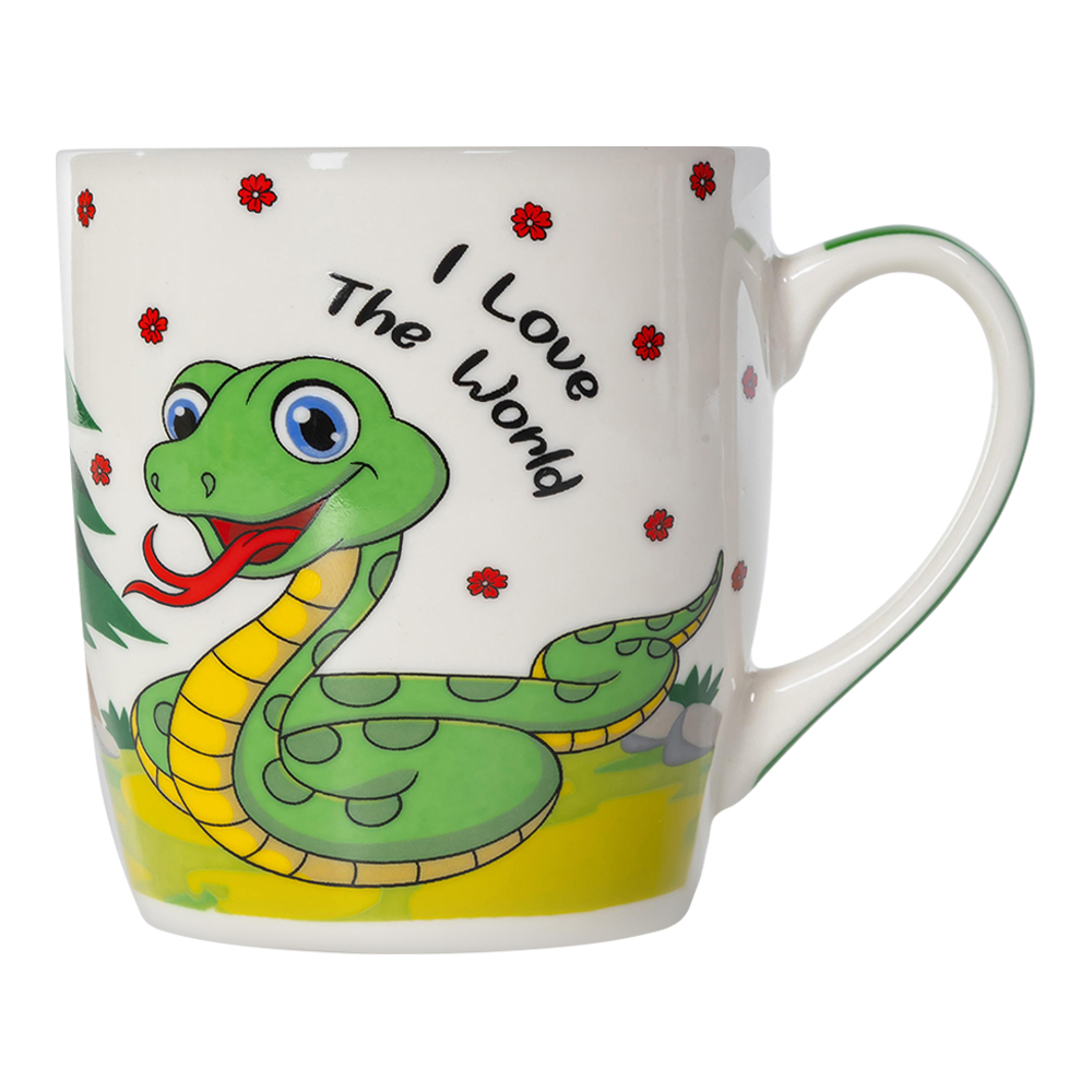 Кружка фарфоровая 246-08010 Отличного настроения, 270 мл