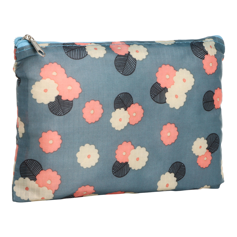 картинка Косметичка 7391620 на молнии, дорожная 26*12*13 см, нейлон, голубой 