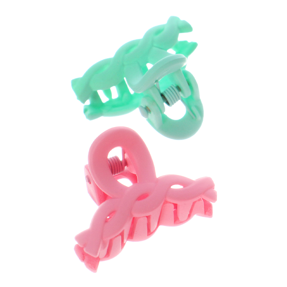 картинка Краб для волос 786-0119 детский, Мальвина Косички 2,5см, 6 шт 