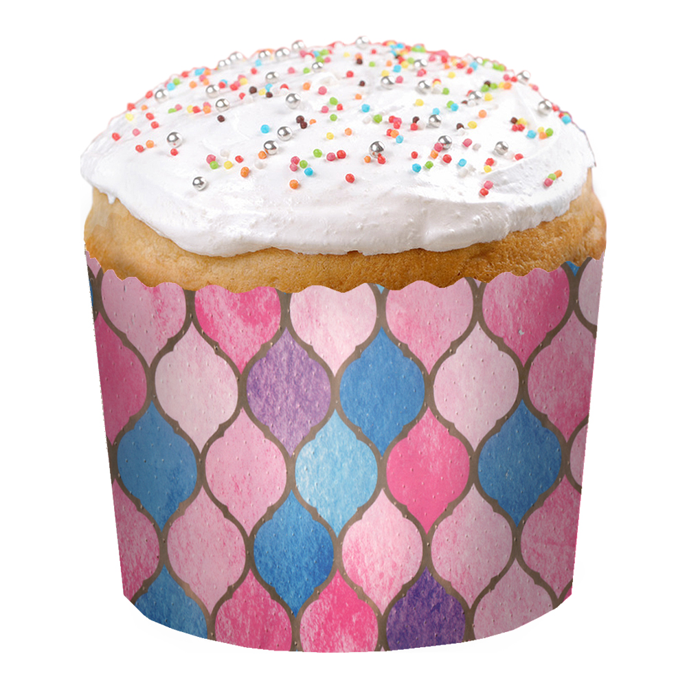 Форма для выпечки бумажная Витражи 110*85 мм