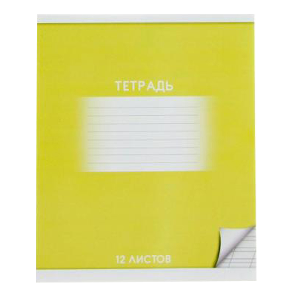 Тетрадь Calligrata 4981362 Школьная, в косую линейку, 12 листов