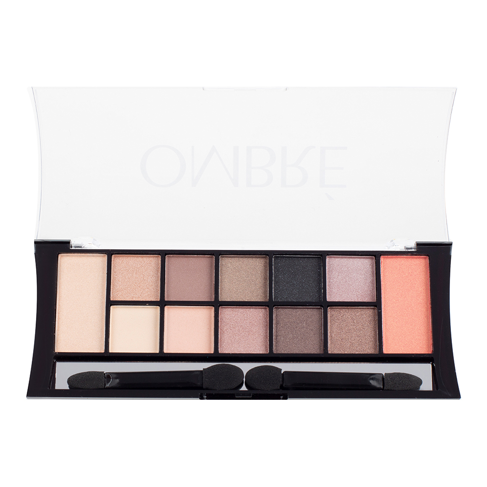 картинка Палетка Triumf Ombre тени для век 10 оттенков, хайлайтер, румяна, тон 203 