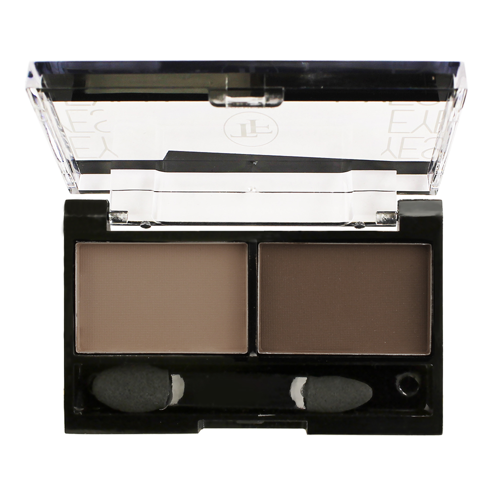 картинка Тени для век Triumf Triumph Eyes палетка двойная 2 оттенка, бежевый и ореховый, тон 22 