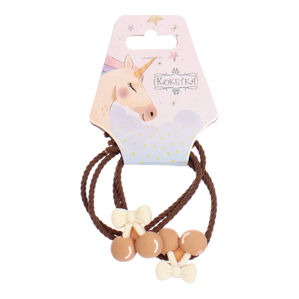 картинка Резинка для волос Кокетка 428-719 Impulse, вишенки, d - 5 см, в ассортименте, 2 шт 